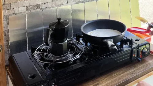 cocina portatil de 2 fuegos