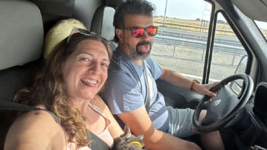 nosotros saliendo de viaje